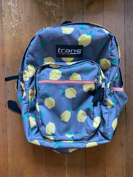 Jansport Handbags - Trans by JanSport  lovely Lemon Print supermax backpack
